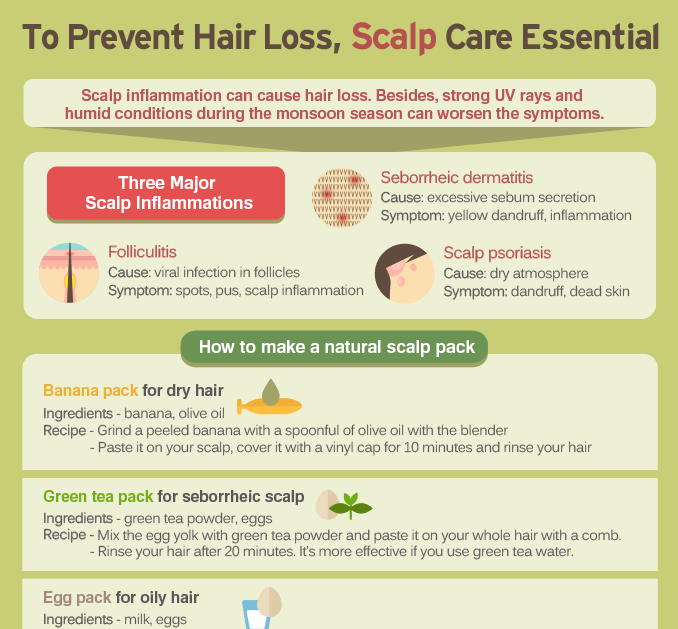 [Infographic] To Prevent Hair Loss, Scalp Care Essential
